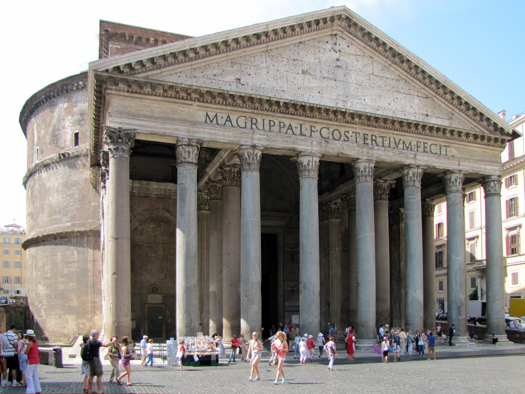 The Pantheon Roman Temple Miniature Model – Ancient Rome Architectural Model, Choice Of Color (PLA, 4"x6"x4")