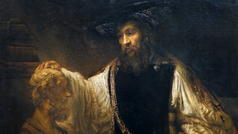 Smarthistory – Rembrandt, Aristotle with a Bust of Homer