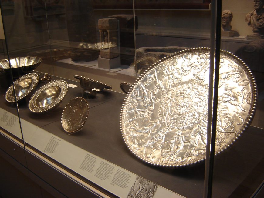 The Mildenhall Treasure, fourth century CE (The British Museum) (photo: Estel, CC BY-SA 3.0)