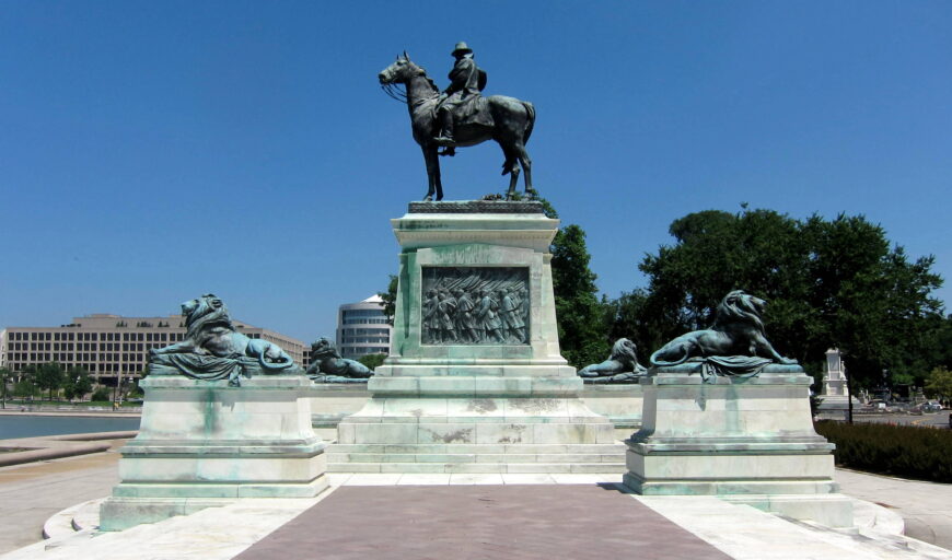 Henry Merwin Shrady (sculptor) and Edward Pearce Casey (architect), Ulysses S. Grant Memorial, 1901–22, marble and bronze, 520 x 500 x 120 cm, Washington D.C. (photo: Josh, CC BY-ND 2.0)