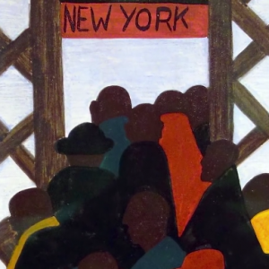 Jacob Lawrence, The Migration Series (detail)
