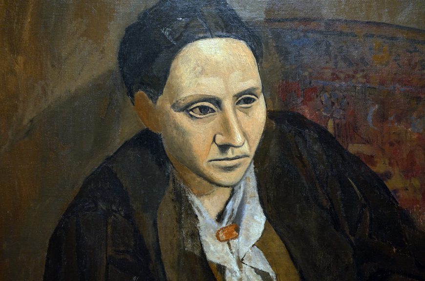 Pablo Picasso, Portrait of Gertrude Stein, 1905-06, oil on canvas, 100 x 81.3 cm (The Metropolitan Museum of Art, New York)