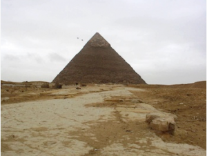 Pyramid of Khafre, c. 2520-2494 (photo: Dr. Amy Calvert)