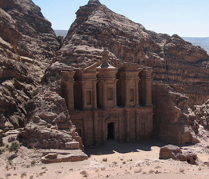 Petra: rock-cut façades