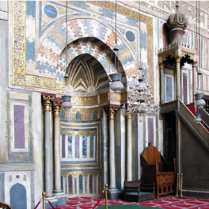 Mihrab & minbar, Mosque of Sultan Hassan, Cairo, 1356-63 (photo: Dave Berkowitz, CC BY 2.0)