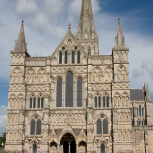 West front of Salisbury Cathedral, 1220-1320 (photo: Raggatt2000)