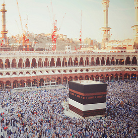 Photograph of Hajj in 2011 (photo: @ifatma)