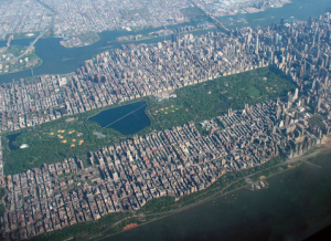 Aerial view of Central Park, New York City (photo: © Ester Inbar)