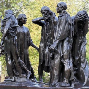 Auguste Rodin, The Burghers of Calais, bronze, 1884-95 (Musée Rodin, Paris)