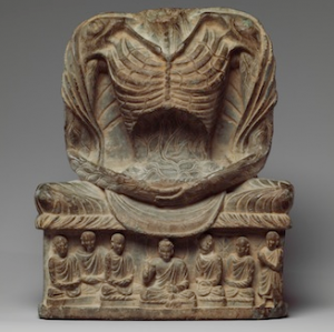 Fasting Buddha Shakyamuni, 3rd-5th century Kushan period, Pakistan/ancient Gandhara (Metropolitan Museum of Art)
