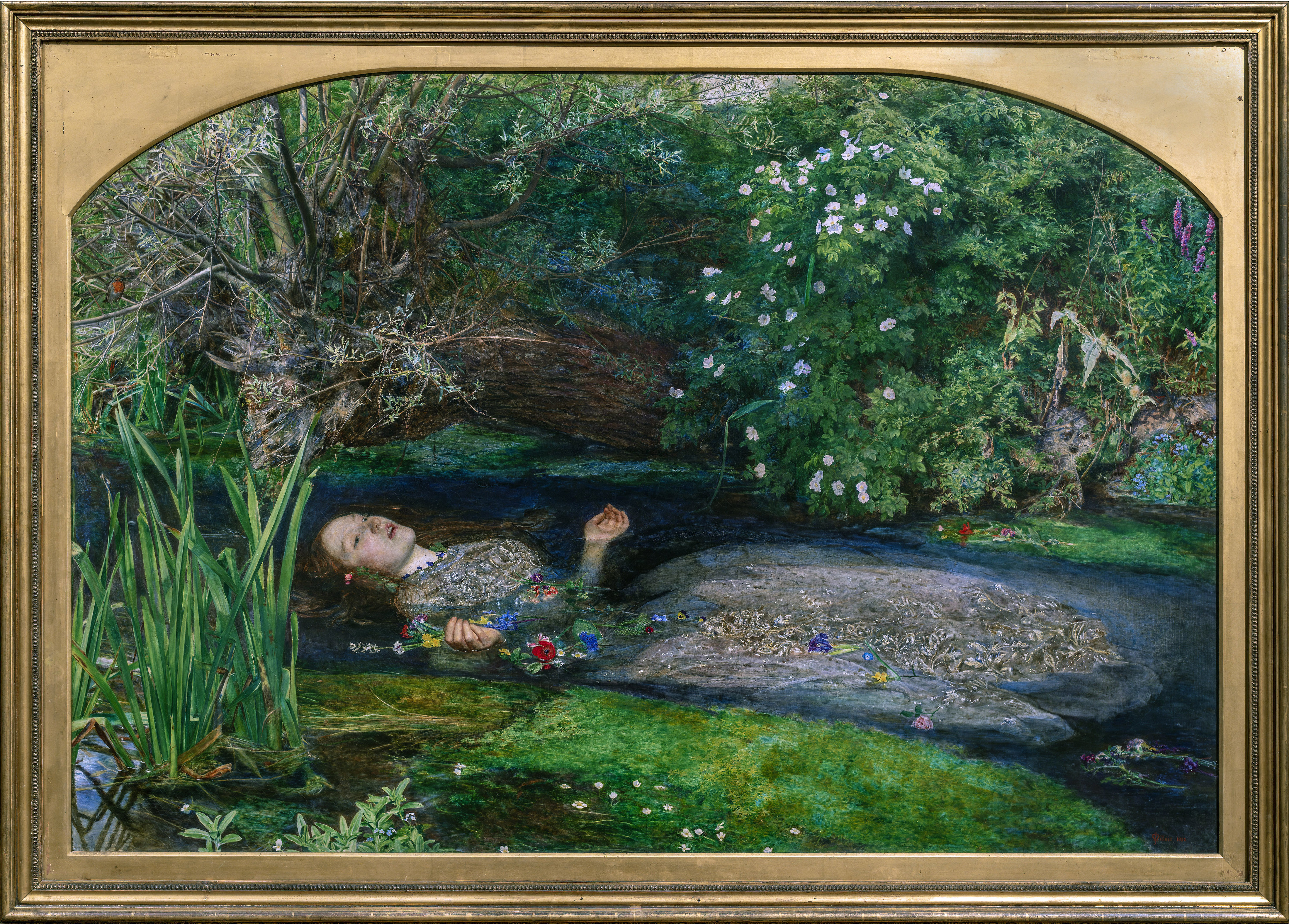 Sir John Everett Millais, <em>Ophelia</em>