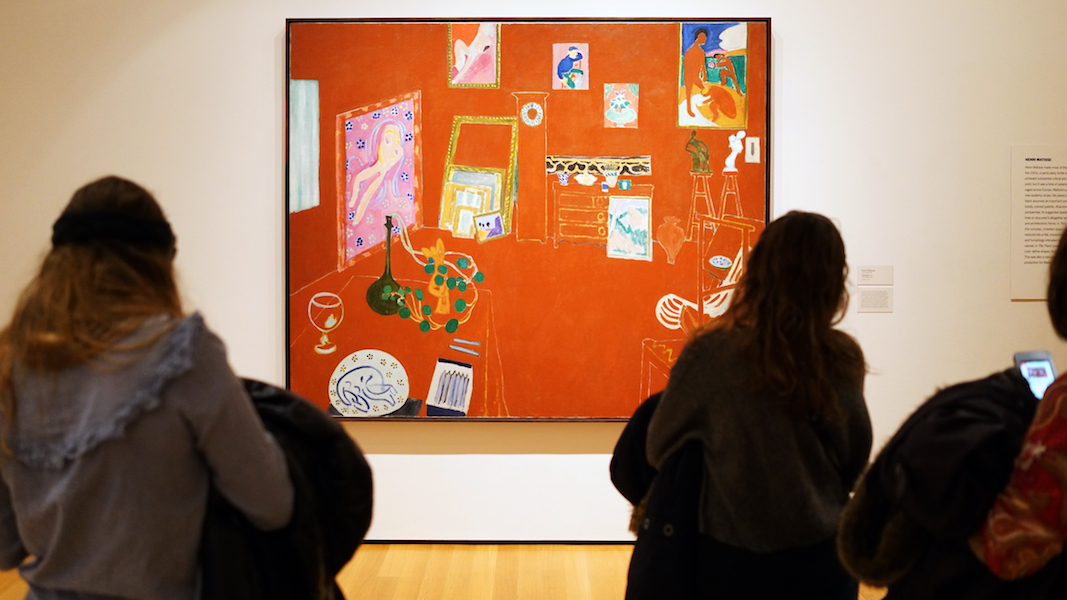 Henri Matisse, The Red Studio, 1911, oil on canvas, 181 x 219.1 cm (Museum of Modern Art, New York)