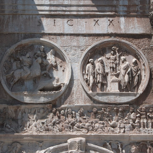 Arch of Constantine, 312-315 C.E., Rome