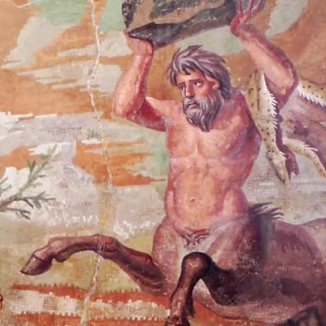 Pair of Centaurs Fighting Cats of Prey from Hadrian's Villa (detail)