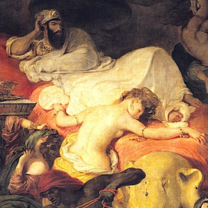 Eugène Delacroix, The Death of Sardanapalus (detail)