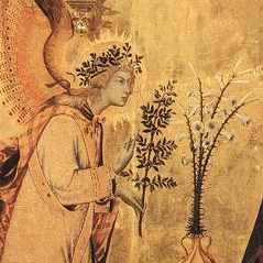 Smarthistory – Simone Martini, Annunciation (detail)