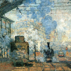 Claude Monet, Gare St. Lazare (detail)