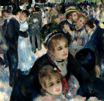 Pierre-Auguste Renoir, Moulin de la Galette (detail)