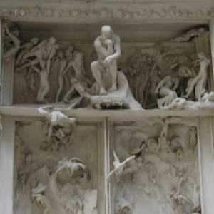 Auguste Rodin, The Gates of Hell​ (detail)