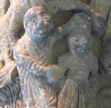 Historiated capitals, Church of Sant Miquel (detail)