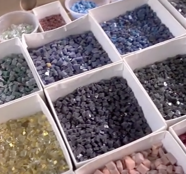 Ancient and Byzantine mosaic materials