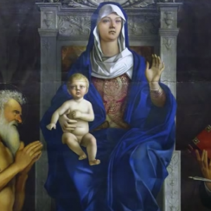 Giovanni Bellini, San Giobbe Altarpiece (detail)