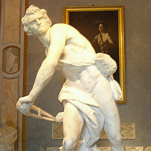 Gian Lorenzo Bernini, David (detail)