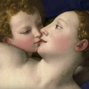 Agnolo di Cosimo Bronzino, An Allegory with Venus and Cupid (detail)