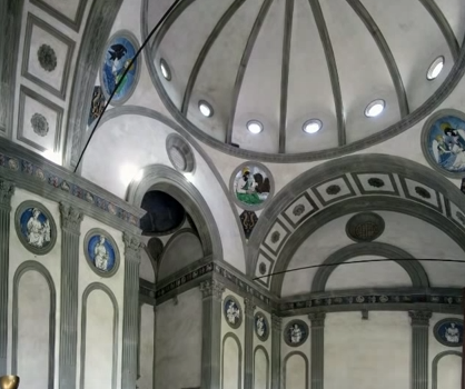 Filippo Brunelleschi, Pazzi Chapel (detail)