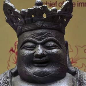 Budai (Ho t'ai)/Maitreya, The Laughing Buddha (detail)