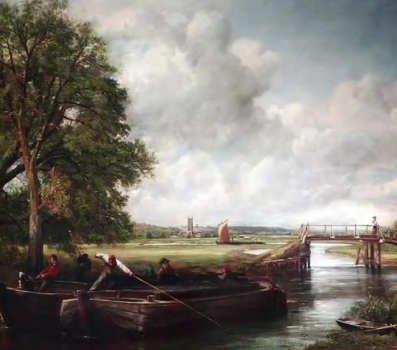 John Constable, <em>View on the Stour near Dedham</em>