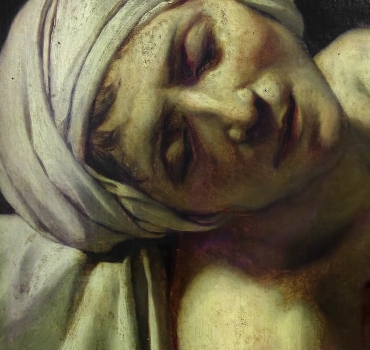 Jacques-Louis David, The Death of Marat (detail)