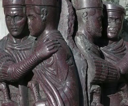 Portraits of the Four Tetrarchs (detail)