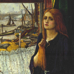 John Roddam Spencer Stanhope, Thoughts of the Past (detail)