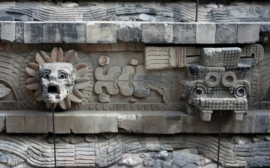 Pyramid of Quetzalcoatl (feathered serpent), Teotihuacan, Mexico (photo: Steven Zucker, CC BY-NC-SA 2.0)
