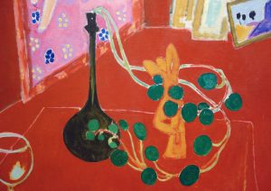 Detail, Henri Matisse, The Red Studio, 1911, oil on canvas, 181 x 219.1 cm (The Museum of Modern Art)