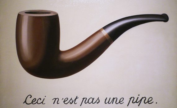La Trahison des images (Ceci n’est pas une pipe), René Magritte, Belgian, 1929, oil on canvas
