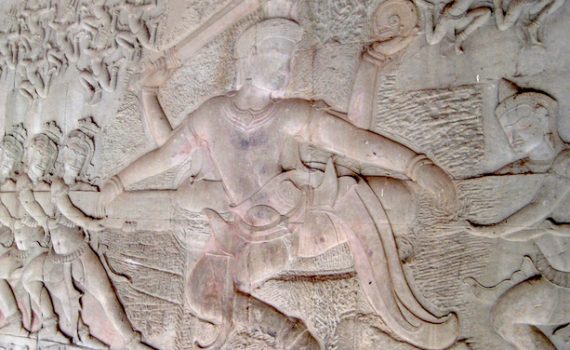Churning of the Ocean of Milk (detail), Angkor Wat, Siem Reap, Cambodia, 1116-1150 (photo: John Brennan, CC BY-ND 2.0)