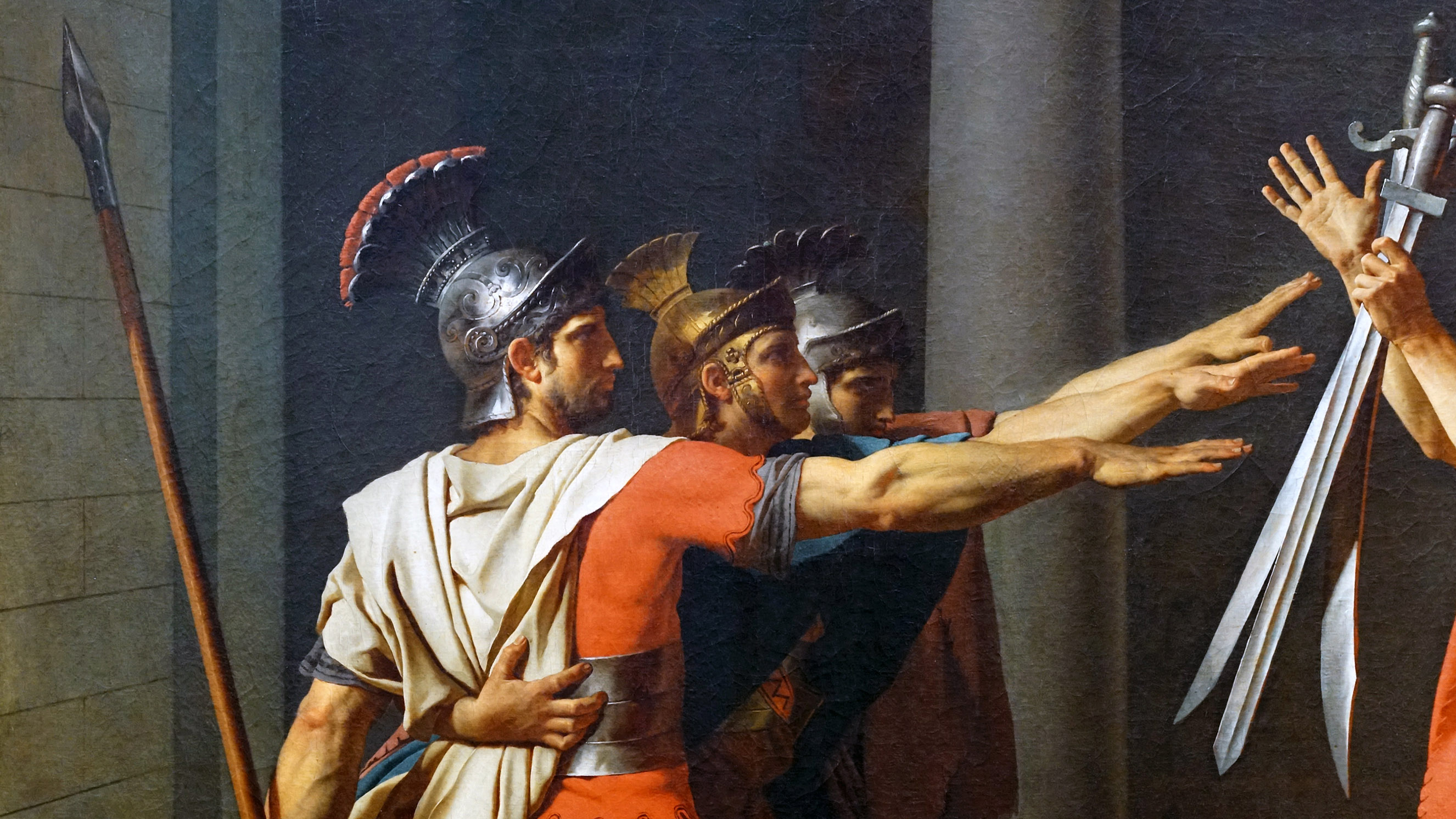 Oath Of The Horatii Black And White The Oath Of The Horatii Framed Oath Of The Horatii Black And White The Oath Of The Horatii Framed
