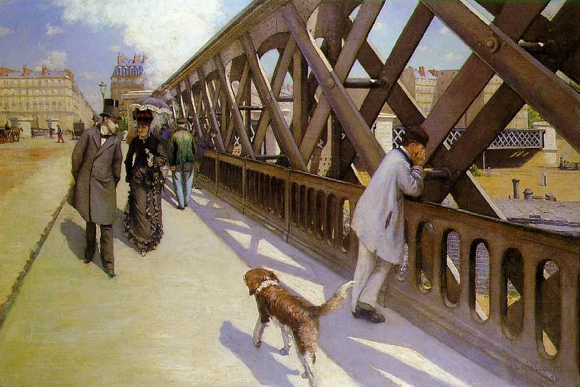Gustave Caillebotte, Le pont de l'Europe, c. 1876, oil on canvas (Musée du Petit Palais, Geneva)