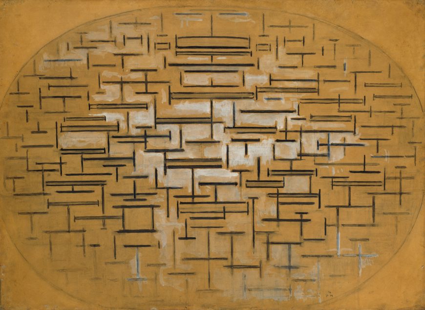 Piet Mondrian Ocean 5, 1905, charcoal and gouache on paper, glued to Homosote panel, 87.6 x 120.3 cm (Peggy Guggenheim Collection, Venice)