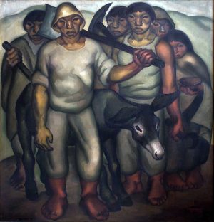 Oswaldo Guayasamín, The Workers, oil on canvas, 1942 (Fundación Guayasamín, Quito, Ecuador)