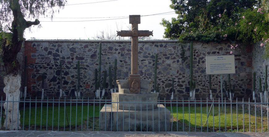 Atrial Cross, convento San Agustín de Acolman, mid-16th century (now located across the street from the convento)