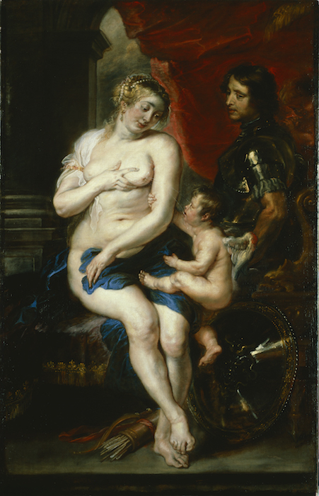 Sir Peter Paul Rubens, Venus, Mars and Cupid, c.1630-1635, oil on canvas, 195.2 x 133 cm (Dulwich Picture Gallery, London, DPG285)