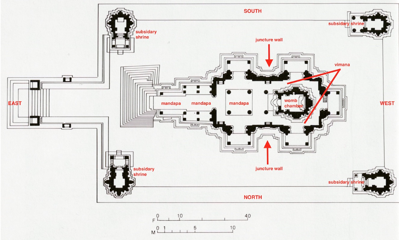 Plan of Lakshmana temple