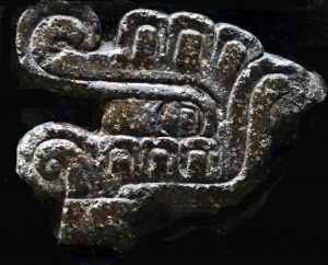 TizocGlyphBlock14Block glyph 14 (detail), Tizoc Stone, Aztec, c.1480s (National Museum of Anthropology, Mexico City)
