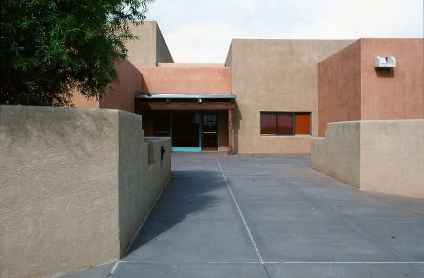 Michael Doody supervised by Robert Montoya,* The San Felipe Pueblo School, 1982, San Felipe Pueblo, New Mexico (photo: Carol Krinsky, all rights reserved)