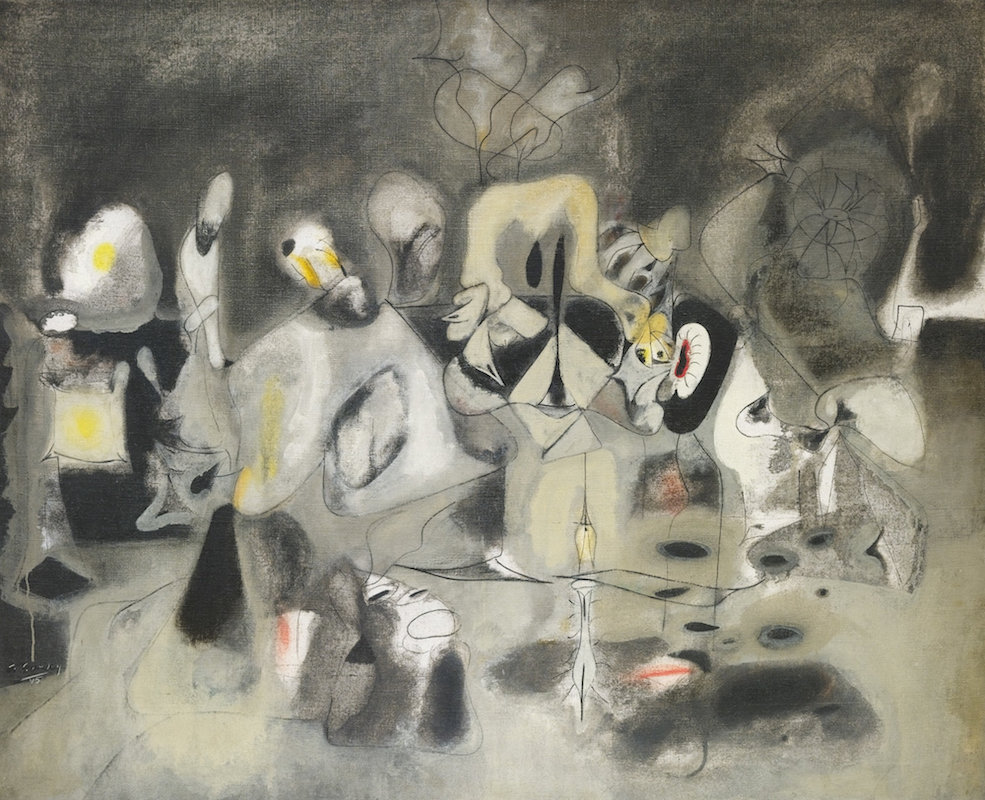 Arshile Gorky, Diary of a Seducer, 1945, oil on canvas, 126.7 x 157.5 cm (MoMA)