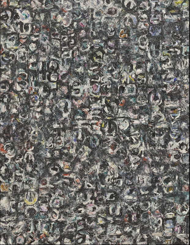 Lee Krasner, <em>Untitled</em>, 1949, oil on composition board, 121.9 x 93.9 cm (MoMA) (photo: <a href="https://www.flickr.com/photos/mattmendoza/5262287791" target="_blank">Matthew Mendoza</a>, CC BY-NC-SA 2.0)