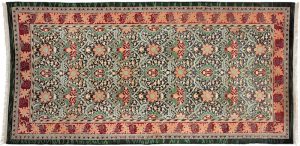 Morris & Company, Carpet, c. 1884, hand-knotted wool pile, 315 x 656 cm (Art Gallery of South Australia)
